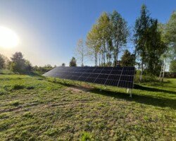 Saulės elektrinė Zarasų raj.